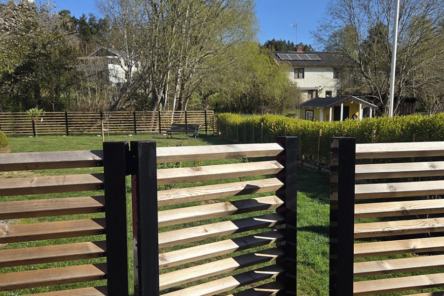 Grind trädgård altan staket