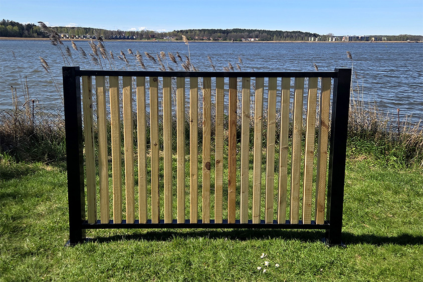 Kallhamn insynsstaket staketstolpar